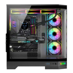 SAMA Neview 3021 ATX Full Tower Gaming Chassis – Black