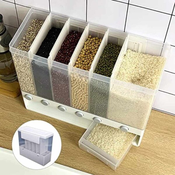 6-in-1 Wall Mounted Food Dispenser